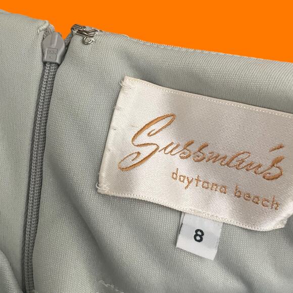 90's vintage slinky cowl neck glittery formal prom evening dress Size 8 - Picture 9 of 10